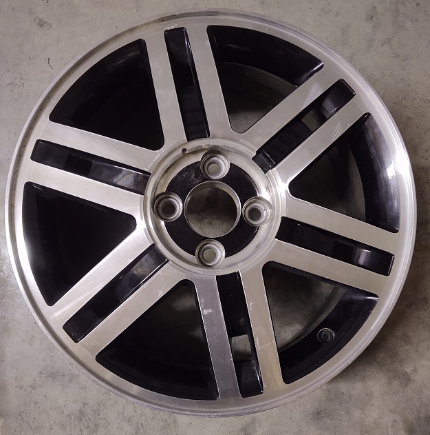 3433b, Used Rims, 17x6-1 2, 4 Lug, 4-1 2